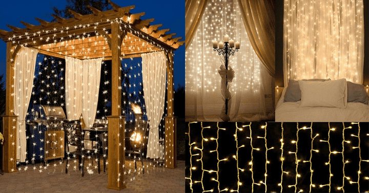 Lisslune | Beautiful LED Curtain String Lights – Design your beautiful corner!