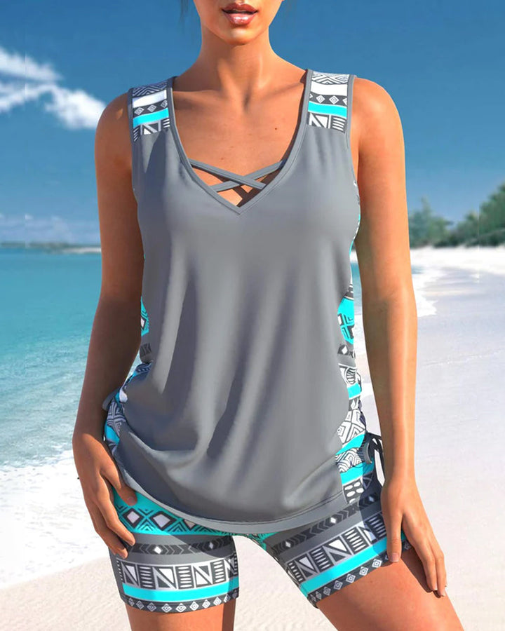 Lisslune | Print Tankini Set