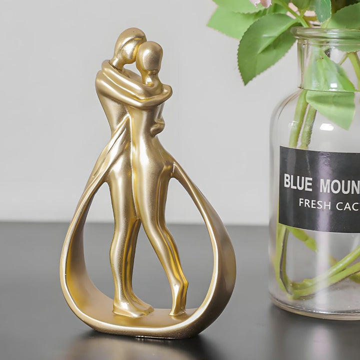 Lisslune | Embrace Resin Couple Sculpture