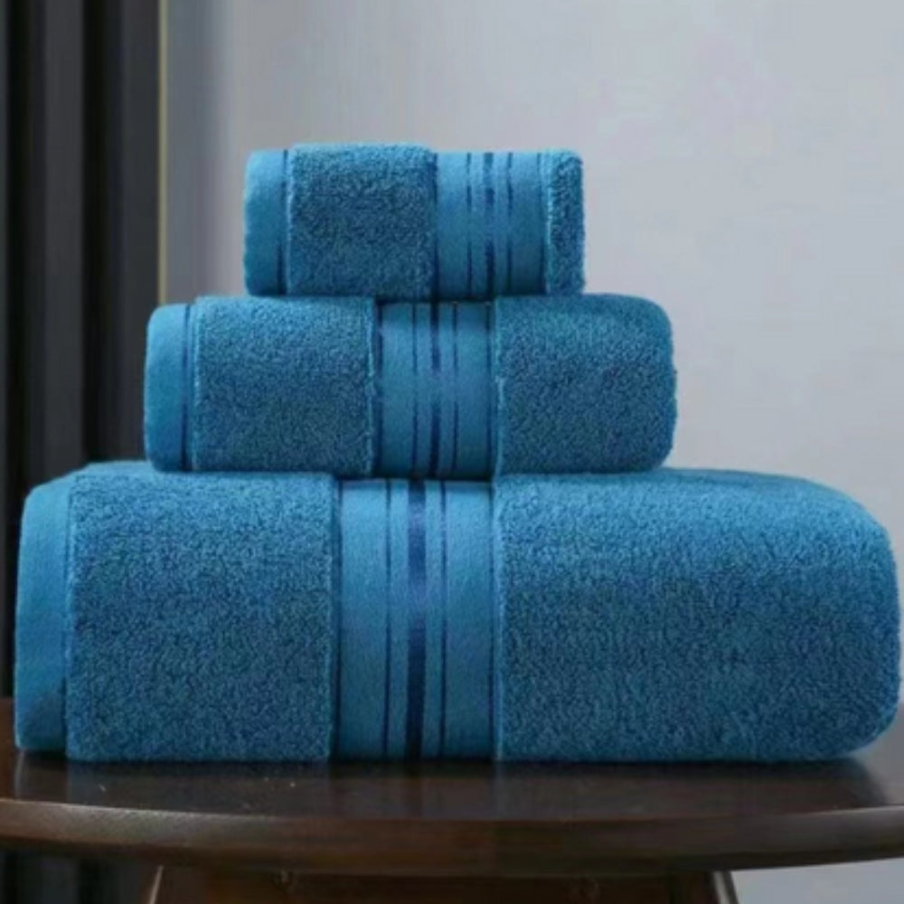 Lisslune | LuxeCloud Egyptian Cotton Towel Set for Soft Comfort