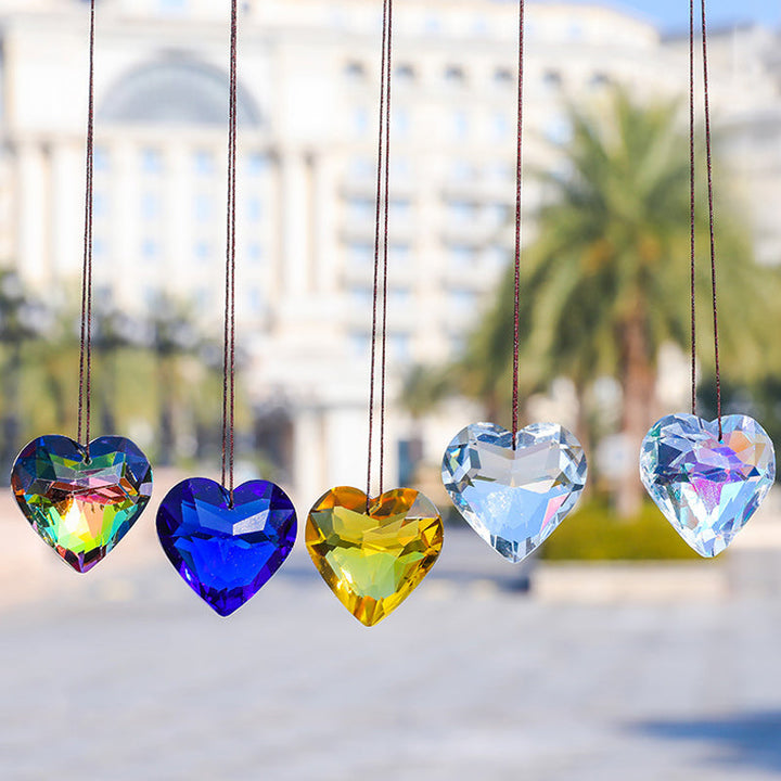 Lisslune | Hanging Heart Sun Catcher Prism Crafts