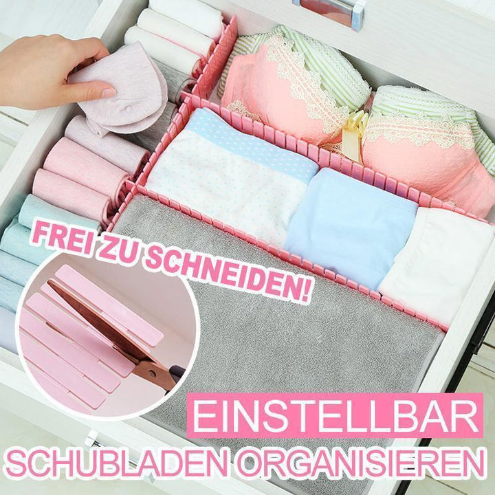 Lisslune | Bequee® Multifunctional Drawer Dividers Plastic 4 Color
