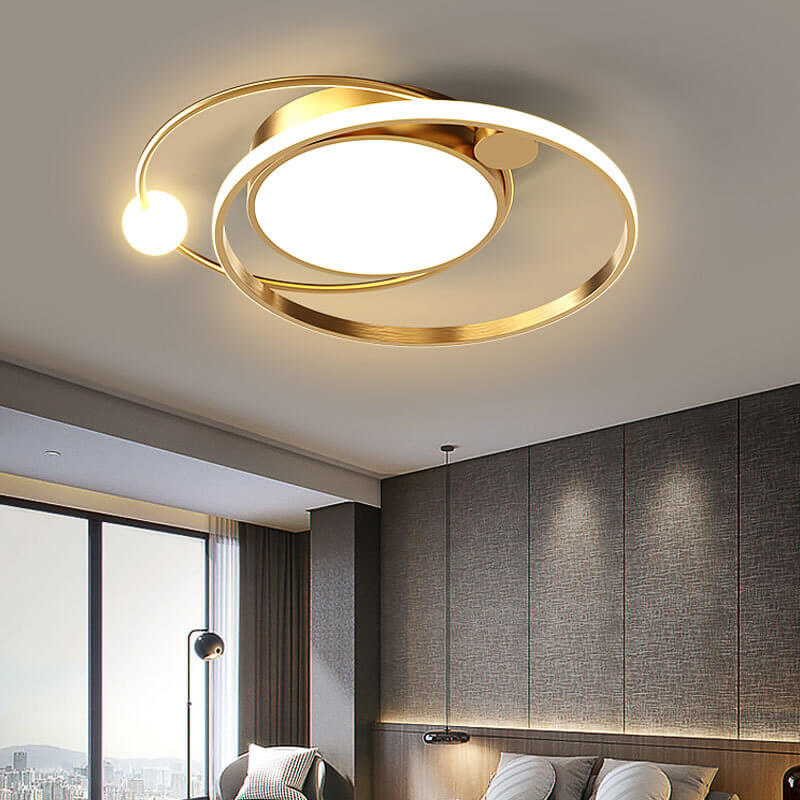 Lisslune | Nordic Round Circle LED Ceiling Light flush mounted