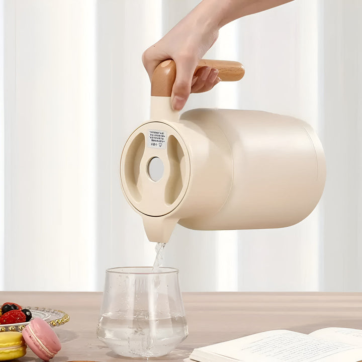 Lisslune | Classic Wooden Handle Thermal Carafe