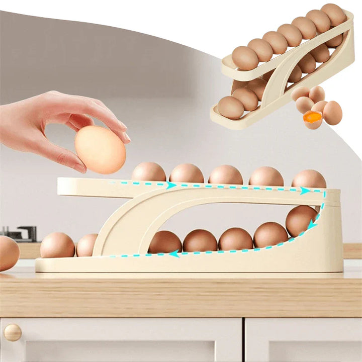 Lisslune | Self-organizing egg shelf for maximum freshness