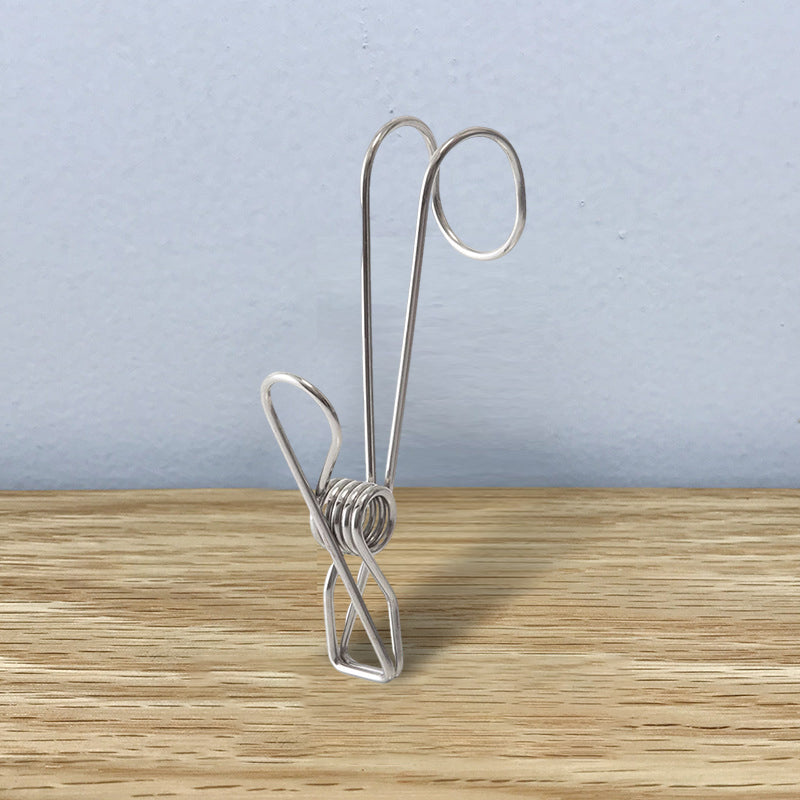 Lisslune | Hook wire clip made of stainless steel (10 pieces)