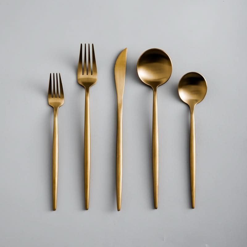 Lisslune | Minimalist Stainless Steel Cutlery Set