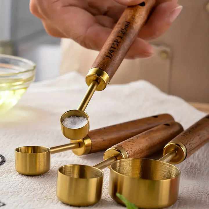 Lisslune | Golden Measuring Spoon Set