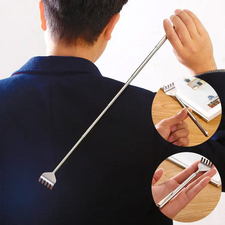 Lisslune | Retractable back scraper made of stainless steel