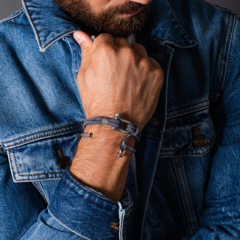 Lisslune | U-shaped buckle nylon braided bracelet