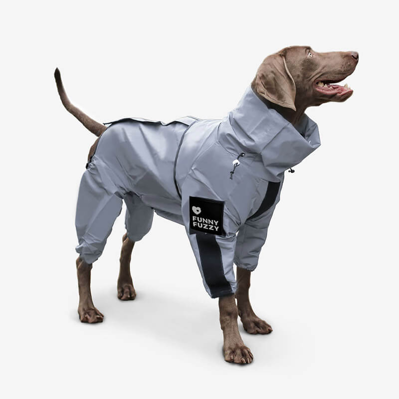 Lisslune | Reflective All-Weather Waterproof Cool Dog Accessories Raincoat