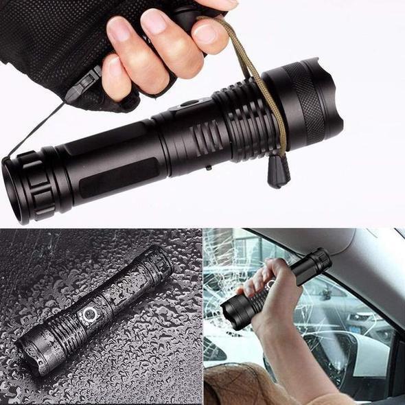 Lisslune | 30000-5000 Lumen High Power LED Flashlight, waterproof
