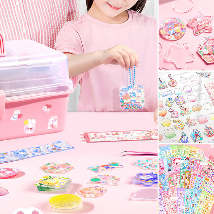 Lisslune | Goo Card Sticker Set - Children's Toy for Crafting Notebooks
