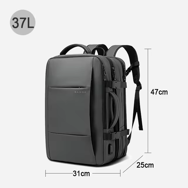 Lisslune | Waterproof Expandable Travel Backpack – Large Capacity & Anti-Theft Protection