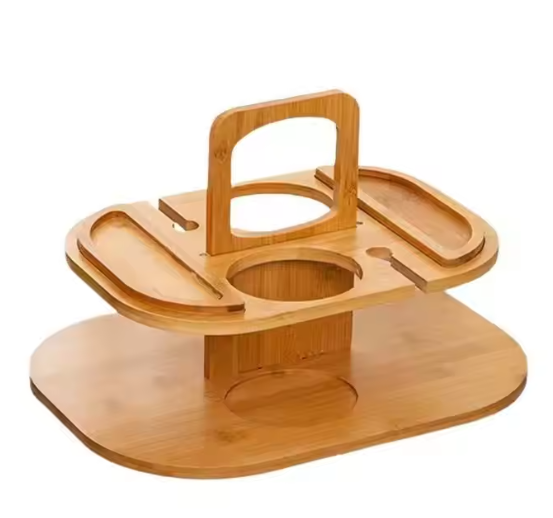 Lisslune | Portable Wooden Picnic Wine Table