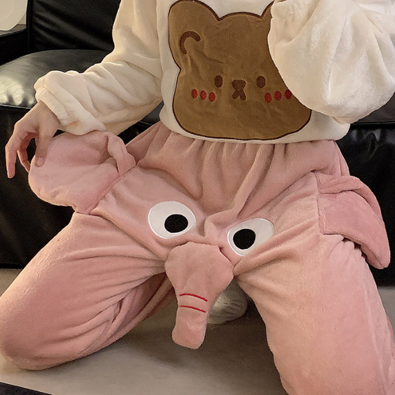 Lisslune | Funny Elephant Homewear Pants