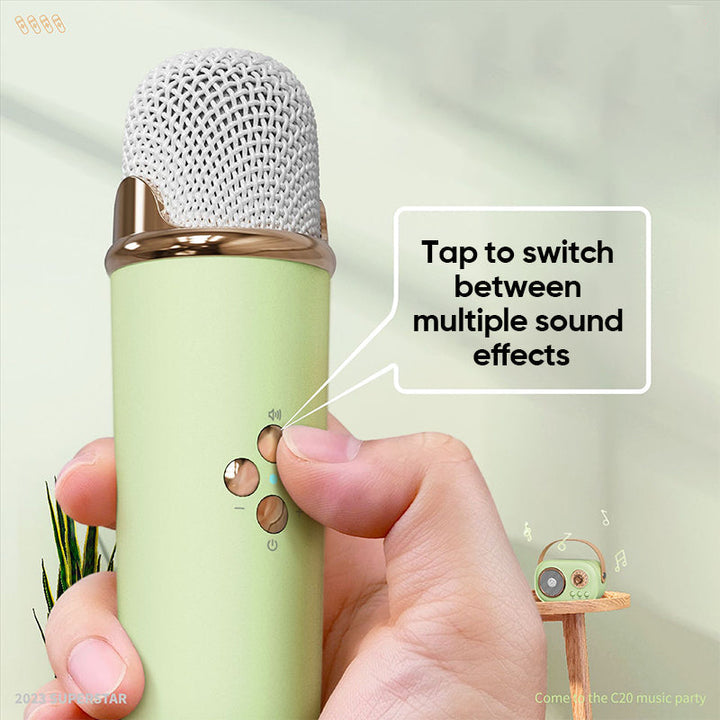 Lisslune | Portable Bluetooth Speaker with Wireless Microphone