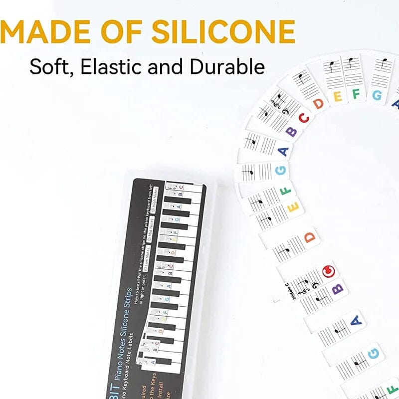 Lisslune | Removable Piano Keyboard Note Labels