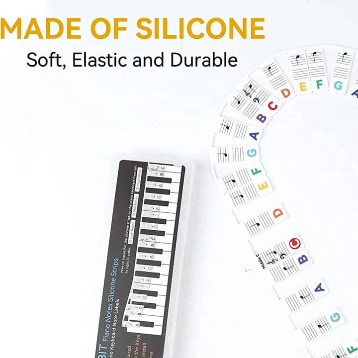 Lisslune | Removable Piano Keyboard Note Labels