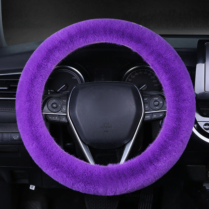 Lisslune | Universal Plush Car Steering Wheel Cover