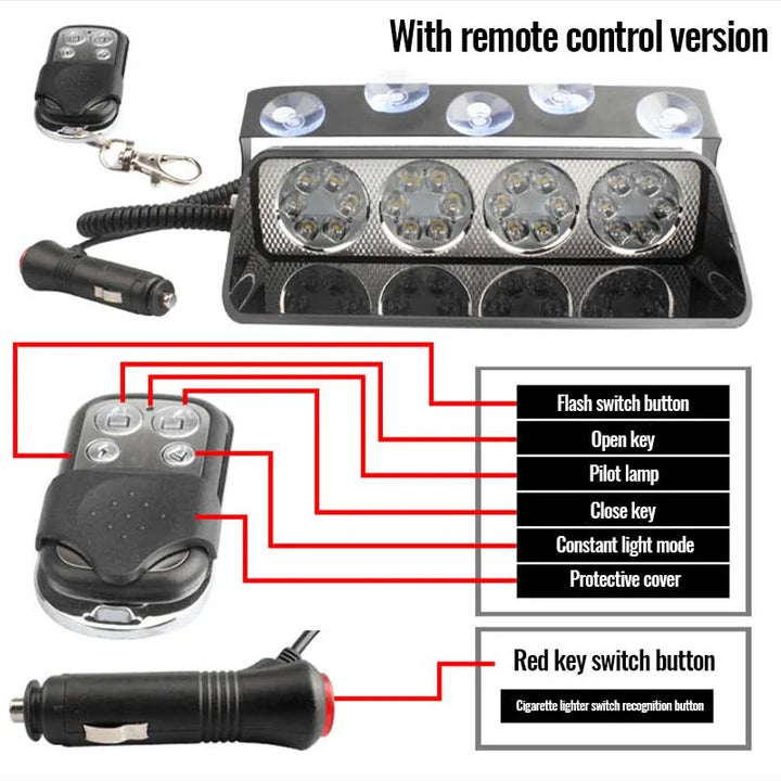 Lisslune | LED-Automotive-Car-Strobe-Emergency-Light