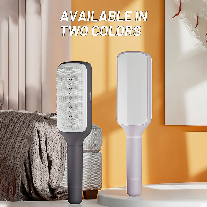 Lisslune | Self-cleaning anti-static massage comb