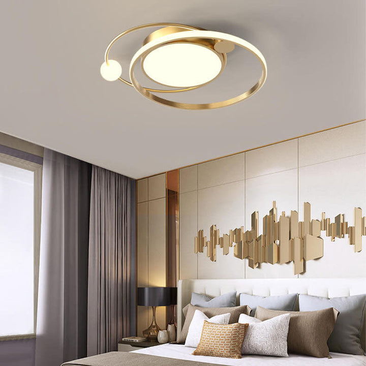 Lisslune | Nordic Round Circle LED Ceiling Light flush mounted