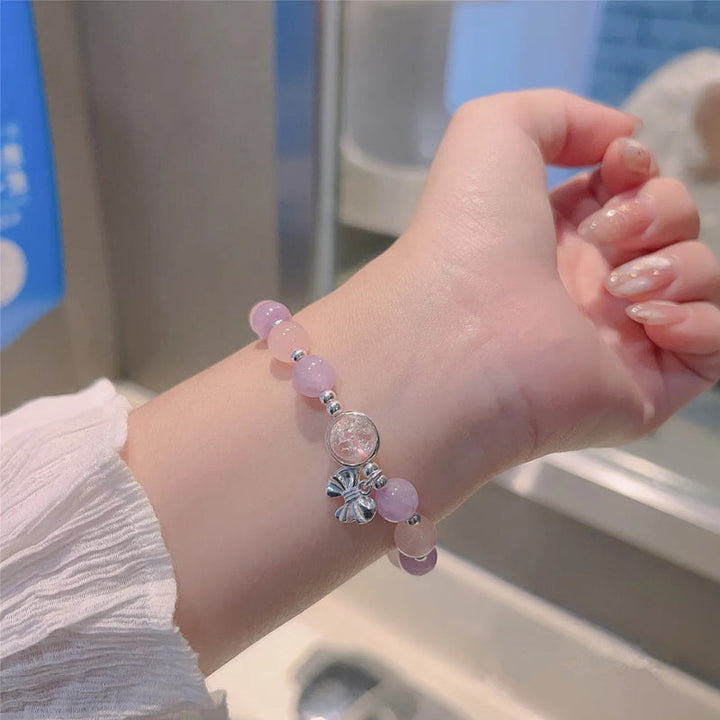 Lisslune | Artificial Cat's Eye Crystal Butterfly Bracelet