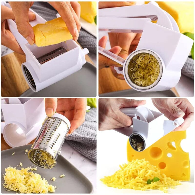 Lisslune | Manual Cutter Rotating Cheese Grater