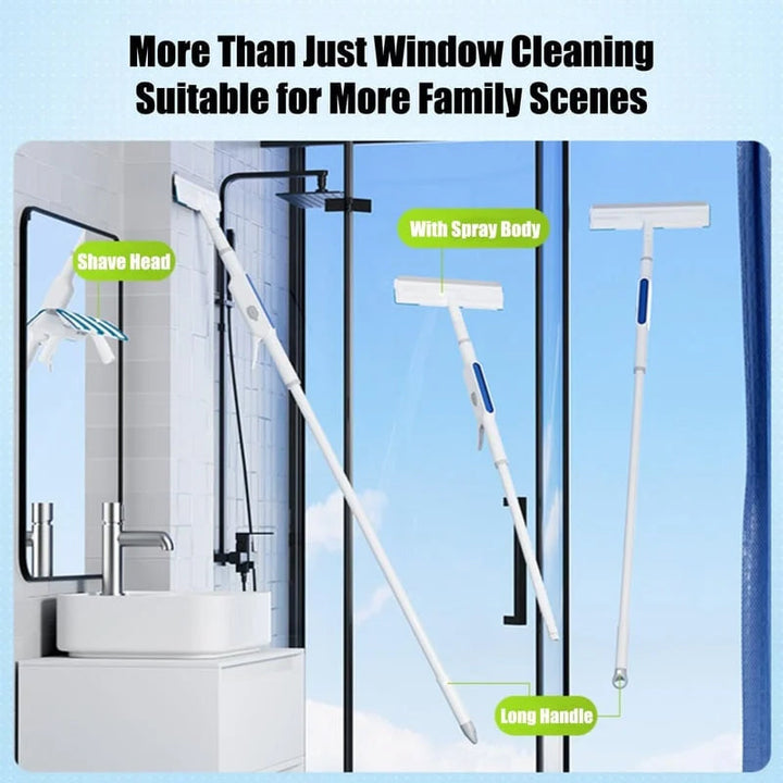 Lisslune | Window cleaning squeegee with spray function