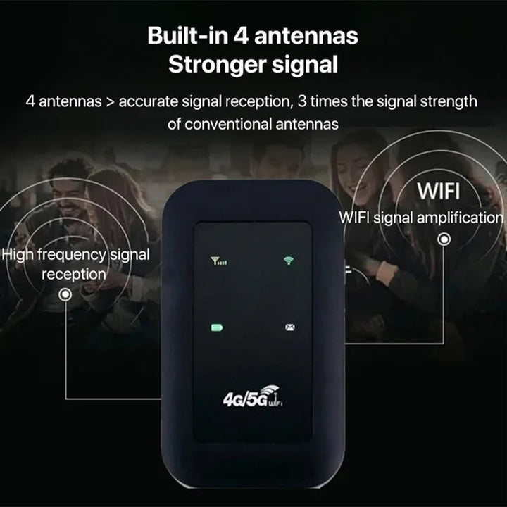Lisslune | WiFi Pro – Powerful Portable WiFi Booster for Fast & Reliable Internet Anywhere