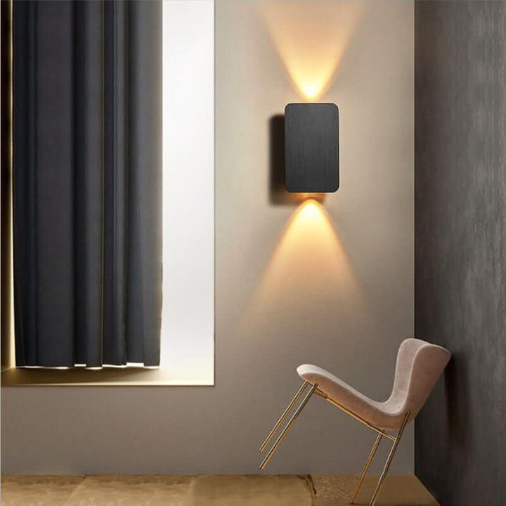Lisslune | Nordic Minimalist Aluminum Rectangular LED Wall Sconce