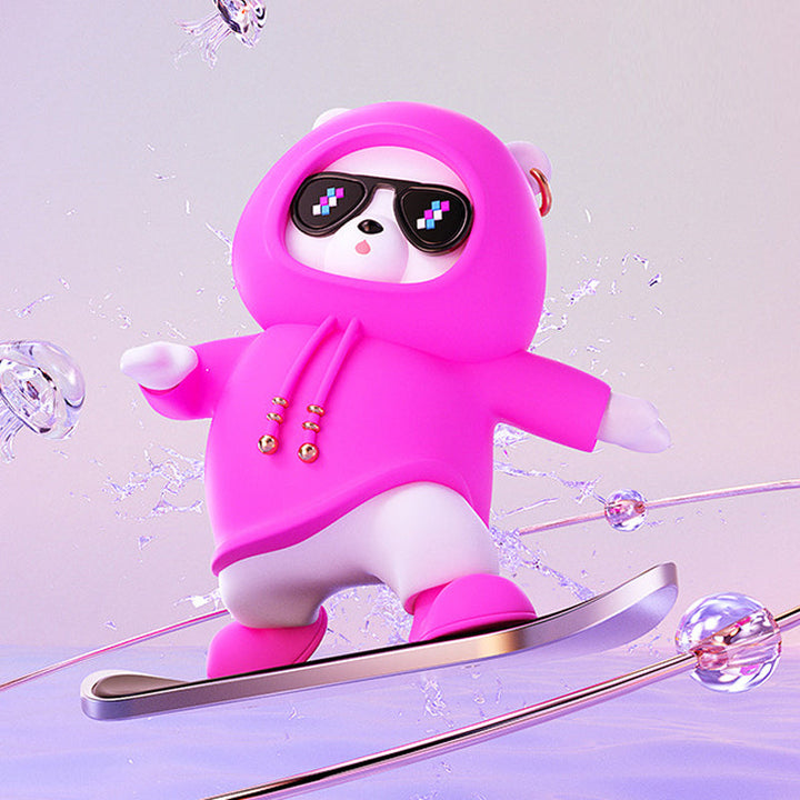 Lisslune | Skateboarding Bears Car Decoration
