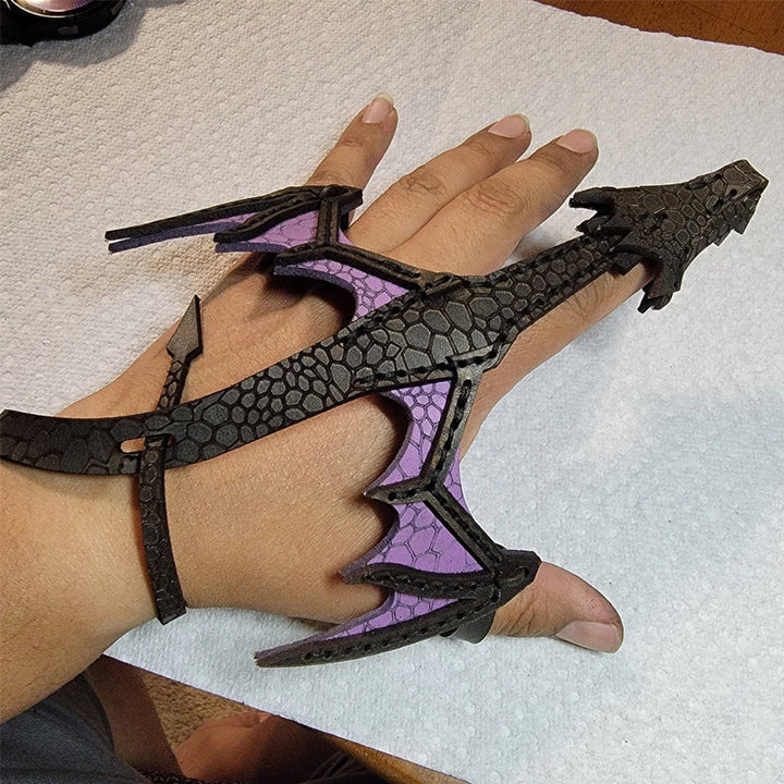 Lisslune | Leather Hand Dragon Bracelet