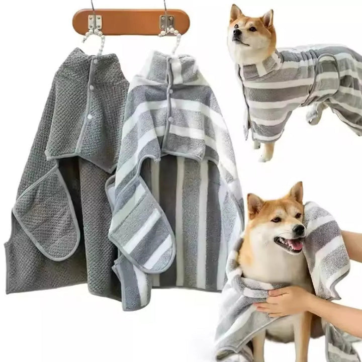 Lisslune | Gentle Touch Dog Drying Towel Robe