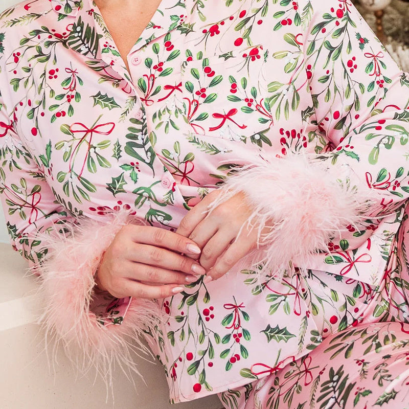 Lisslune | Printed Pajama Parent-Child Set