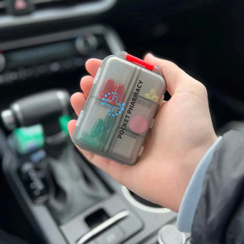 Lisslune | Portable Pill Organizer with Labels
