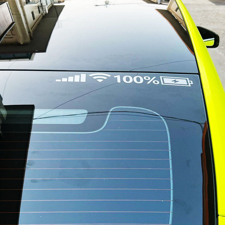 Lisslune | Reflective Battery Signal Sticker