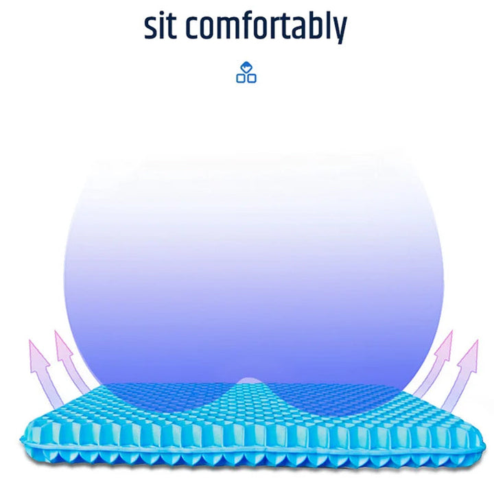 Lisslune | Cushion with Honeycomb Shape (Cushion + Cover for Seat Cushion)