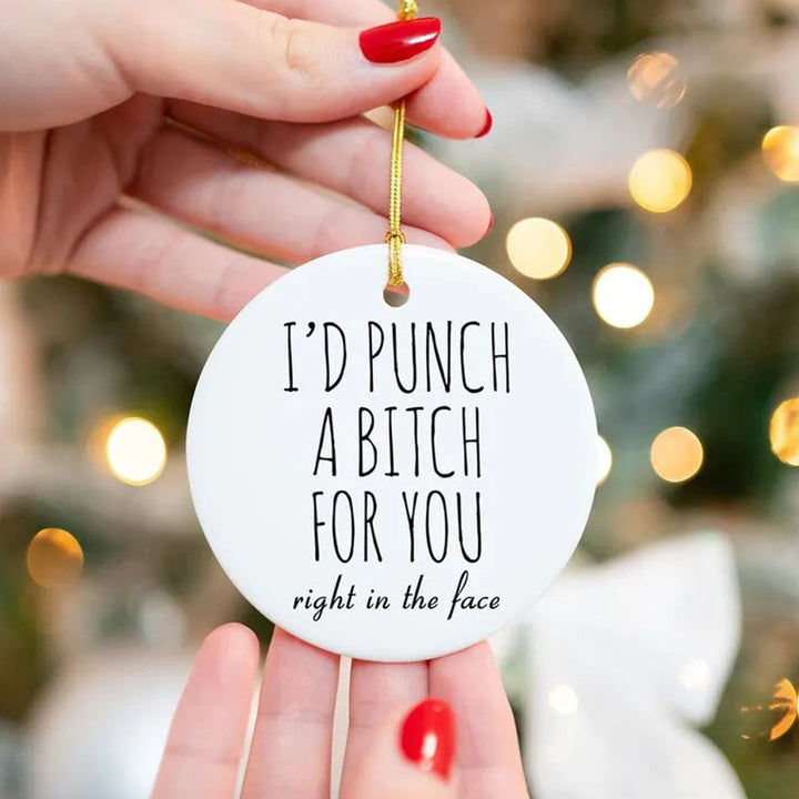 Lisslune | Funny Christmas tree ornament gift