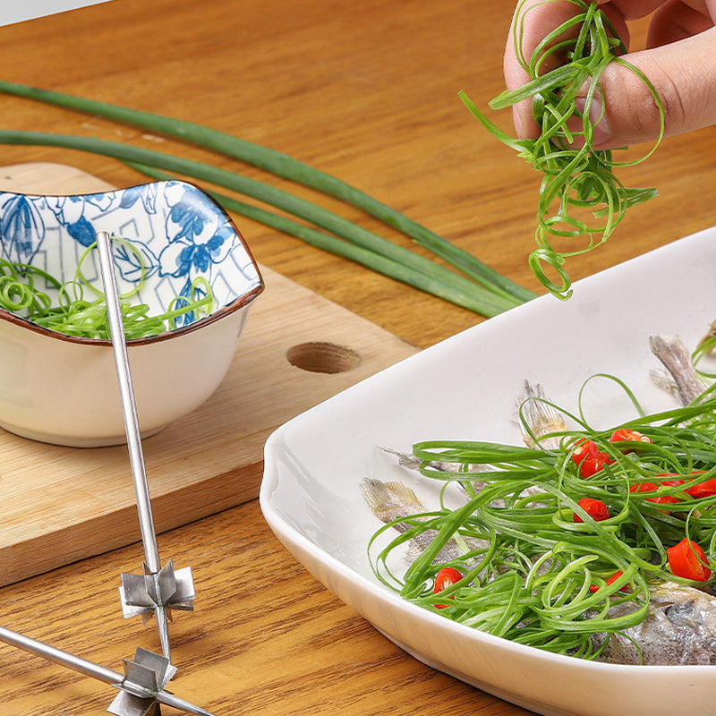 Lisslune | Stainless Steel Plum Blossom Onion Cutter