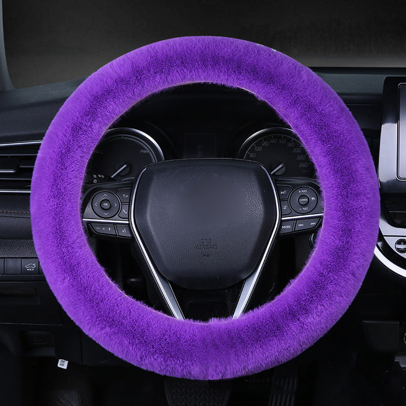 Lisslune | Universal Plush Car Steering Wheel Cover