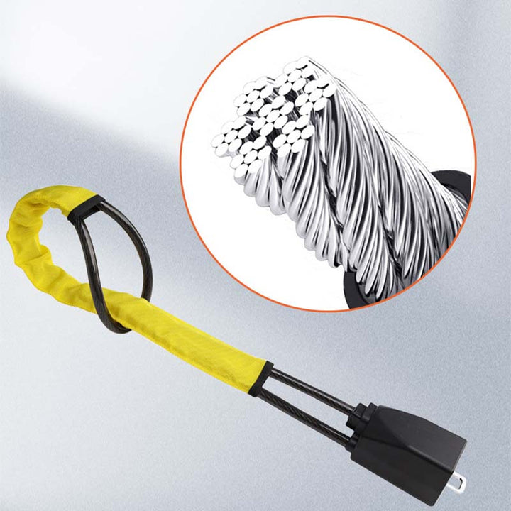 Lisslune | Unbeatable Steering Wheel Lock - Highest Theft Protection