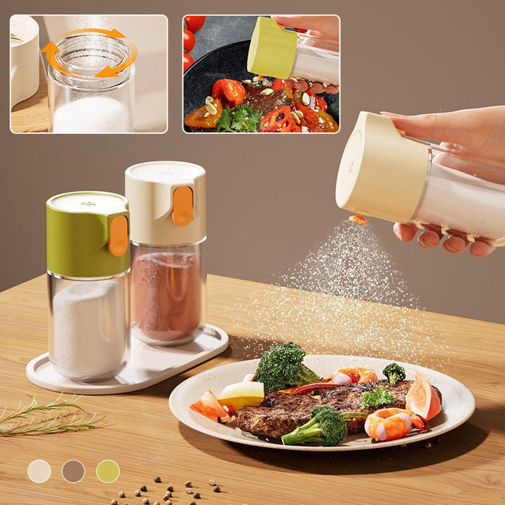 Lisslune | Salt shaker spice dispenser with adjustable filling nozzle