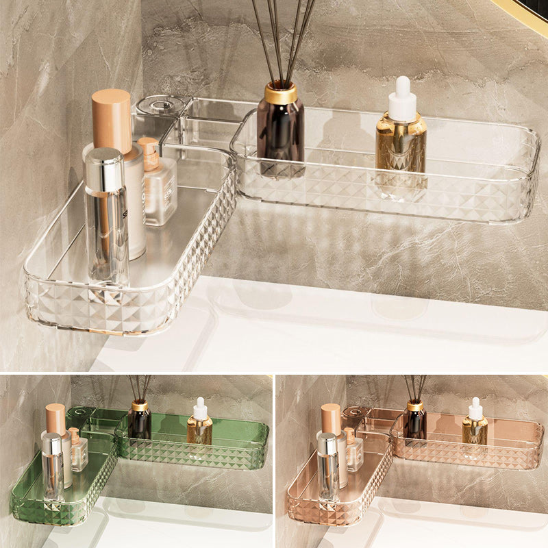 Lisslune | Multifunctional, wall-mounted, rotatable U-shaped storage corner shelf