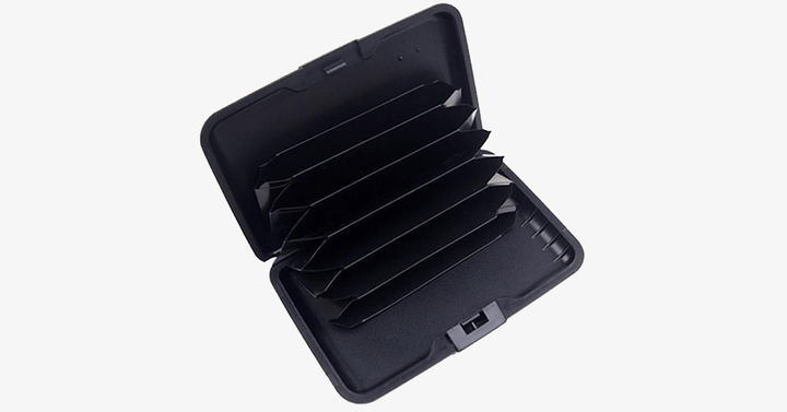 Lisslune | Foldable Unisex RFID-blocking Wallet - Made of Aluminum - Snap Closure - Expandable Compartments - Secure Your Credit Cards