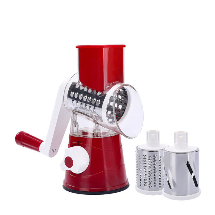 Lisslune | 3 in 1 Rotating Cheese Grater Vegetable Cutter