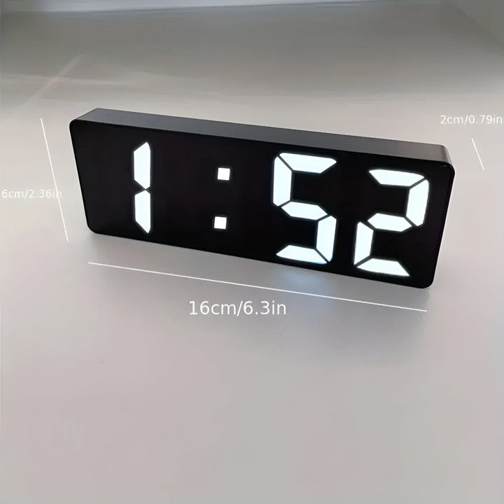 Lisslune | Digital LED Mirror Alarm Clock