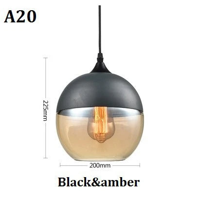 Lisslune | EternaGlow Pendant Light made of Glass and Wood | Elegant Design for Your Home
