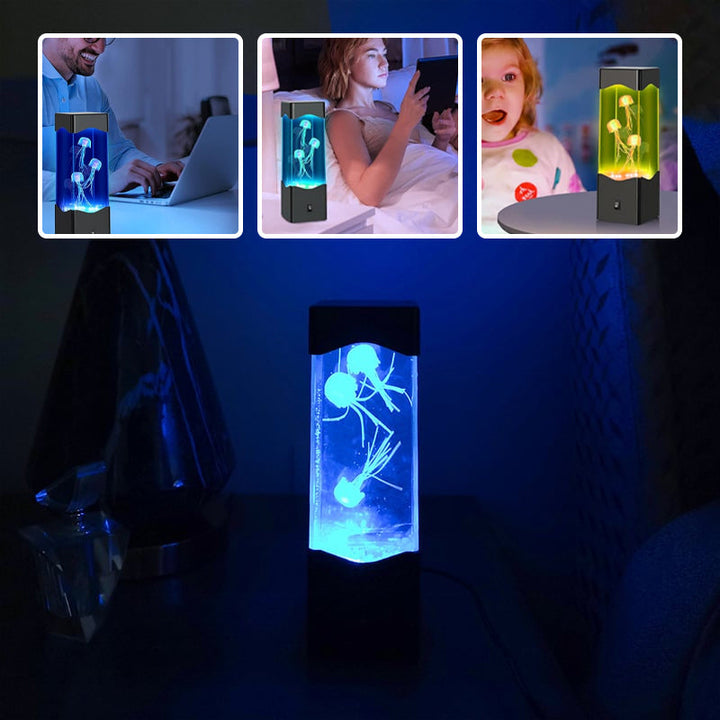 Lisslune | Multicolor Jellyfish Lava Lamp